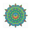 Colorful Mandala Poster - Intricate Art Print Poster - Blululi