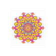 Colorful Mandala Poster - Intricate Art Print Poster - Blululi