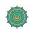 Colorful Mandala Poster - Intricate Art Print Poster - Blululi