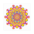Colorful Mandala Poster - Intricate Art Print Poster - Blululi