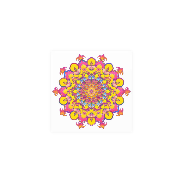 Colorful Mandala Poster - Intricate Art Print Poster - Blululi