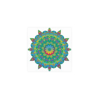 Colorful Mandala Poster - Intricate Art Print Poster - Blululi