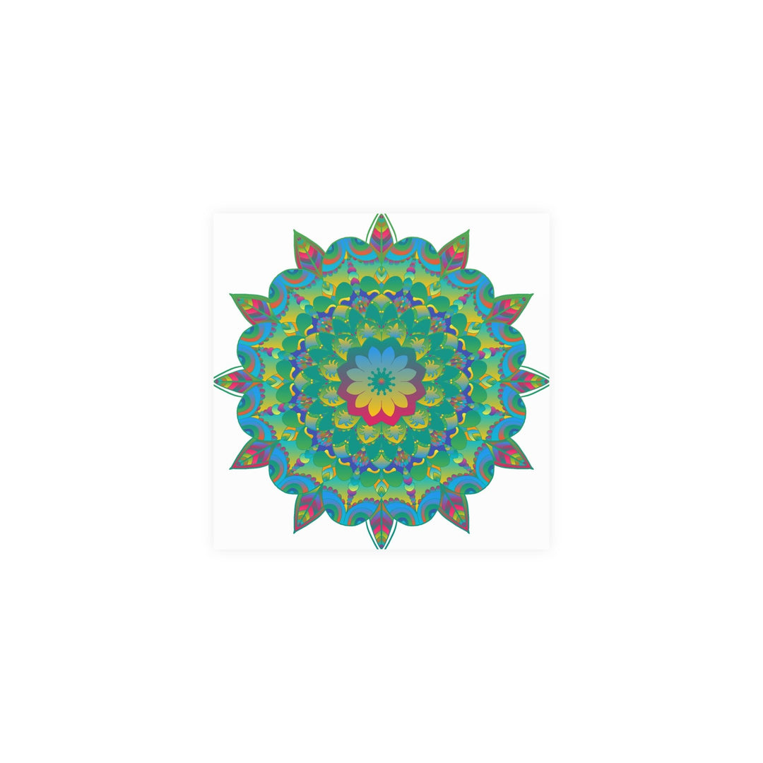 Colorful Mandala Poster - Intricate Art Print Poster - Blululi