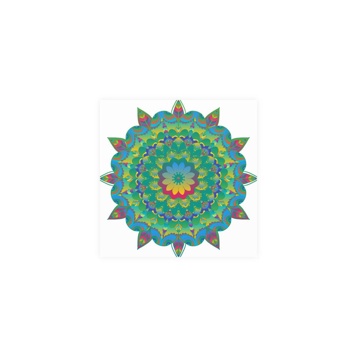 Colorful Mandala Poster - Intricate Art Print Poster - Blululi