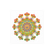 Colorful Mandala Poster - Intricate & Symmetrical Design Poster - Blululi