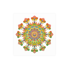 Colorful Mandala Poster - Intricate & Symmetrical Design Poster - Blululi