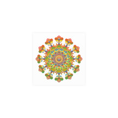 Colorful Mandala Poster - Intricate & Symmetrical Design Poster - Blululi