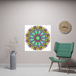Colorful Mandala Poster - Meditation Art Print Poster - Blululi