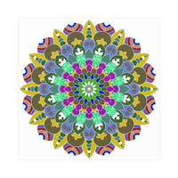 Colorful Mandala Poster - Meditation Art Print Poster - Blululi