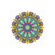 Colorful Mandala Poster - Meditation Art Print Poster - Blululi