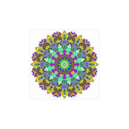 Colorful Mandala Poster - Meditation Art Print Poster - Blululi