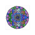Colorful Mandala Poster - Peace & Harmony Art Poster - Blululi
