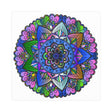 Colorful Mandala Poster - Peace & Harmony Art Poster - Blululi