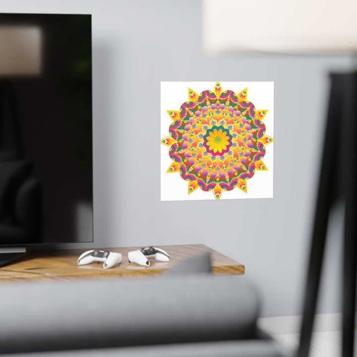 Colorful Mandala Poster - Unity & Harmony Poster - Blululi