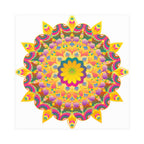 Colorful Mandala Poster - Unity & Harmony Poster - Blululi