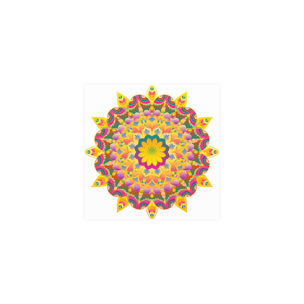 Colorful Mandala Poster - Unity & Harmony Poster - Blululi