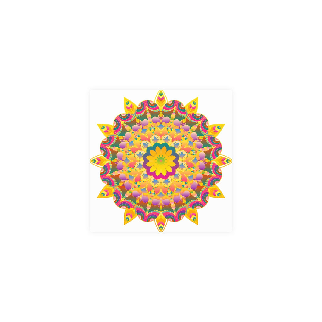 Colorful Mandala Poster - Unity & Harmony Poster - Blululi