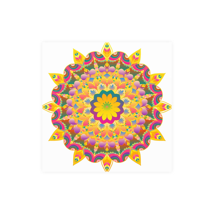 Colorful Mandala Poster - Unity & Harmony Poster - Blululi