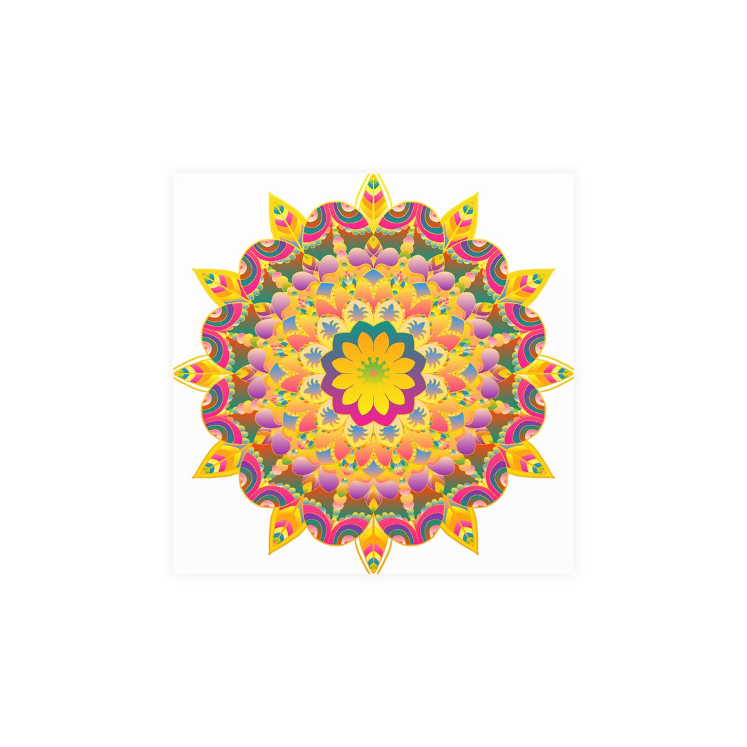 Colorful Mandala Poster - Unity & Harmony Poster - Blululi