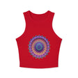 Colorful Mandala Racerback Tank Top Tank Top - Blululi