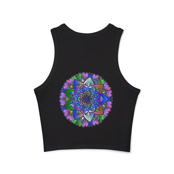 Colorful Mandala Racerback Tank Top Tank Top - Blululi