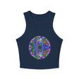 Colorful Mandala Racerback Tank Top Tank Top - Blululi