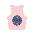 Colorful Mandala Racerback Tank Top Tank Top - Blululi