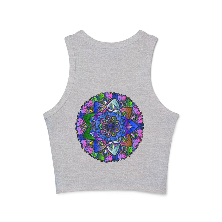 Colorful Mandala Racerback Tank Top Tank Top - Blululi