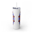 Colorful Mandala Skinny Tumbler - 20oz - Hot & Cold Mug - Blululi