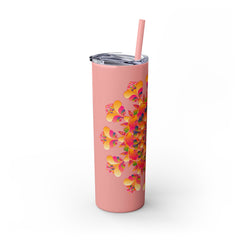 Colorful Mandala Skinny Tumbler - 20oz - Hot/Cold Mug - Blululi