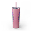 Colorful Mandala Skinny Tumbler - 20oz, Hot/Cold Mug - Blululi