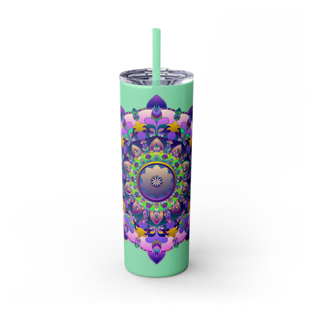 Colorful Mandala Skinny Tumbler - 20oz Mug - Blululi