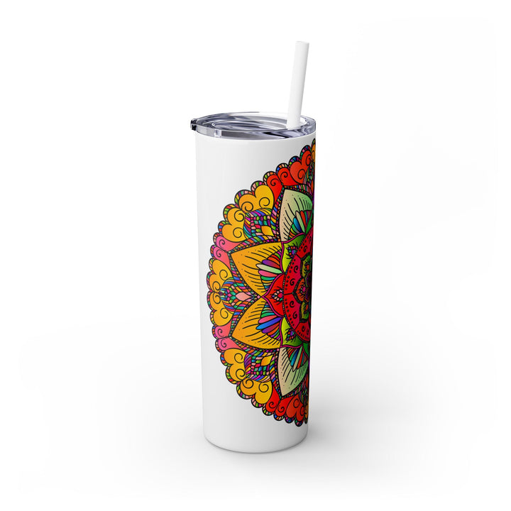 Colorful Mandala Skinny Tumbler - 20oz Mug - Blululi