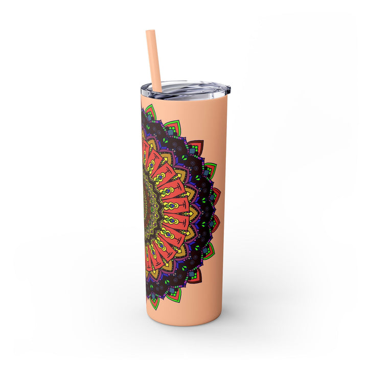 Colorful Mandala Skinny Tumbler - 20oz Mug - Blululi