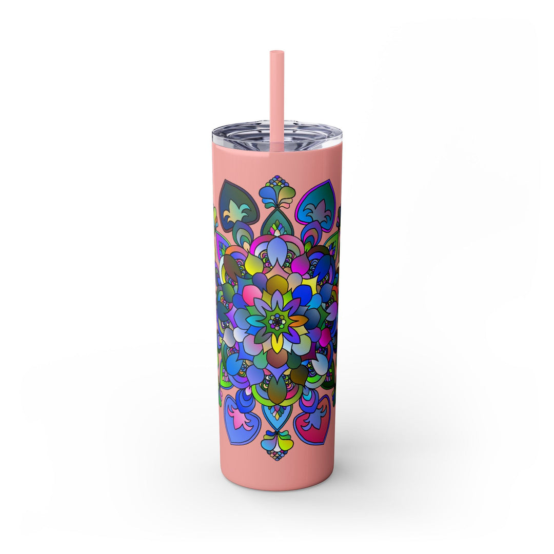 Colorful Mandala Skinny Tumbler - 20oz Mug - Blululi