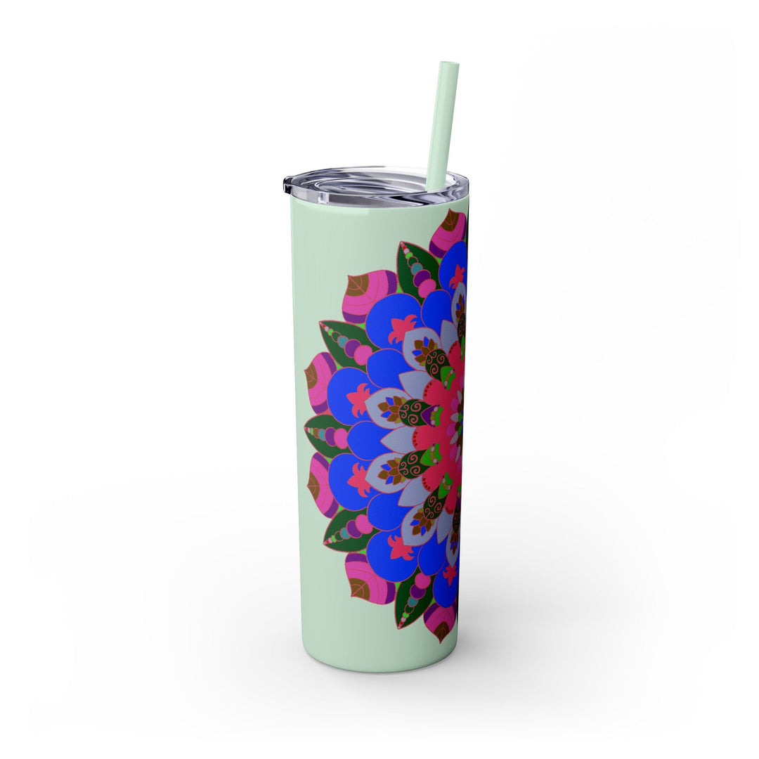 Colorful Mandala Skinny Tumbler - 20oz Mug - Blululi