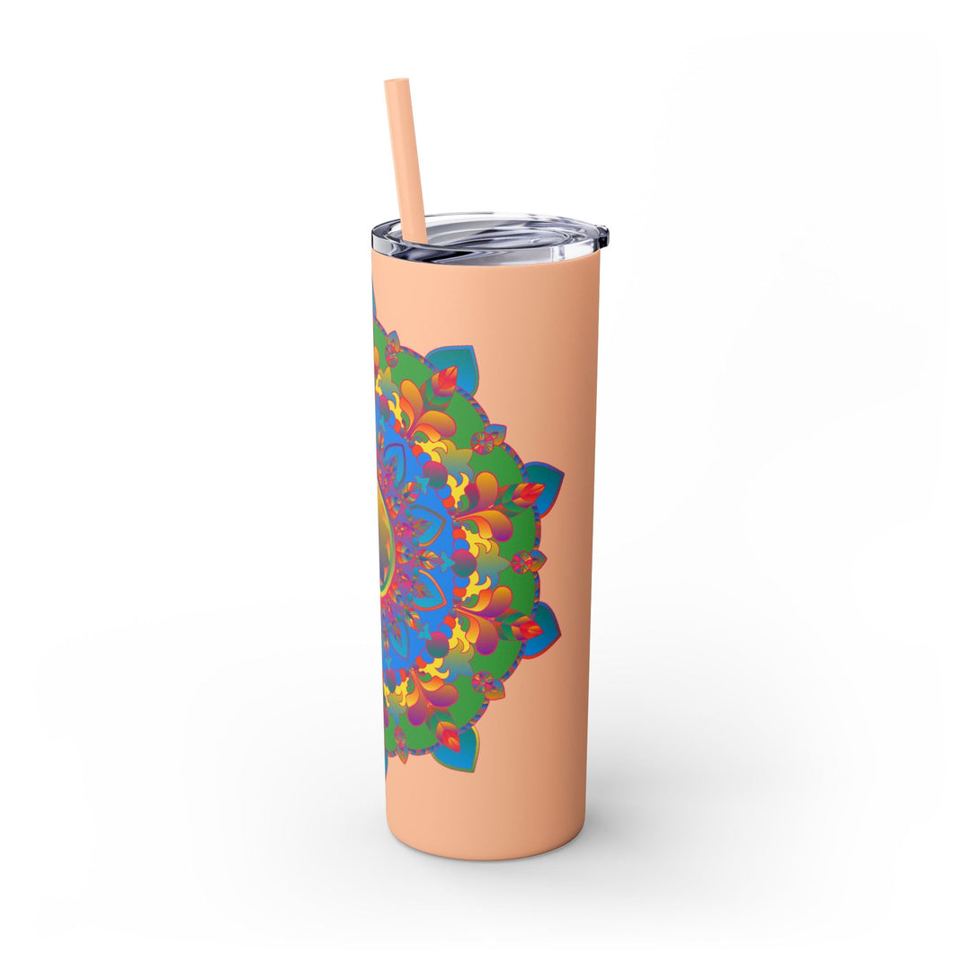 Colorful Mandala Skinny Tumbler - 20oz Mug - Blululi