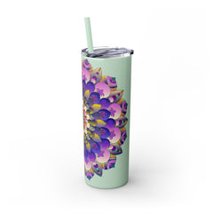 Colorful Mandala Skinny Tumbler - 20oz Mug - Blululi
