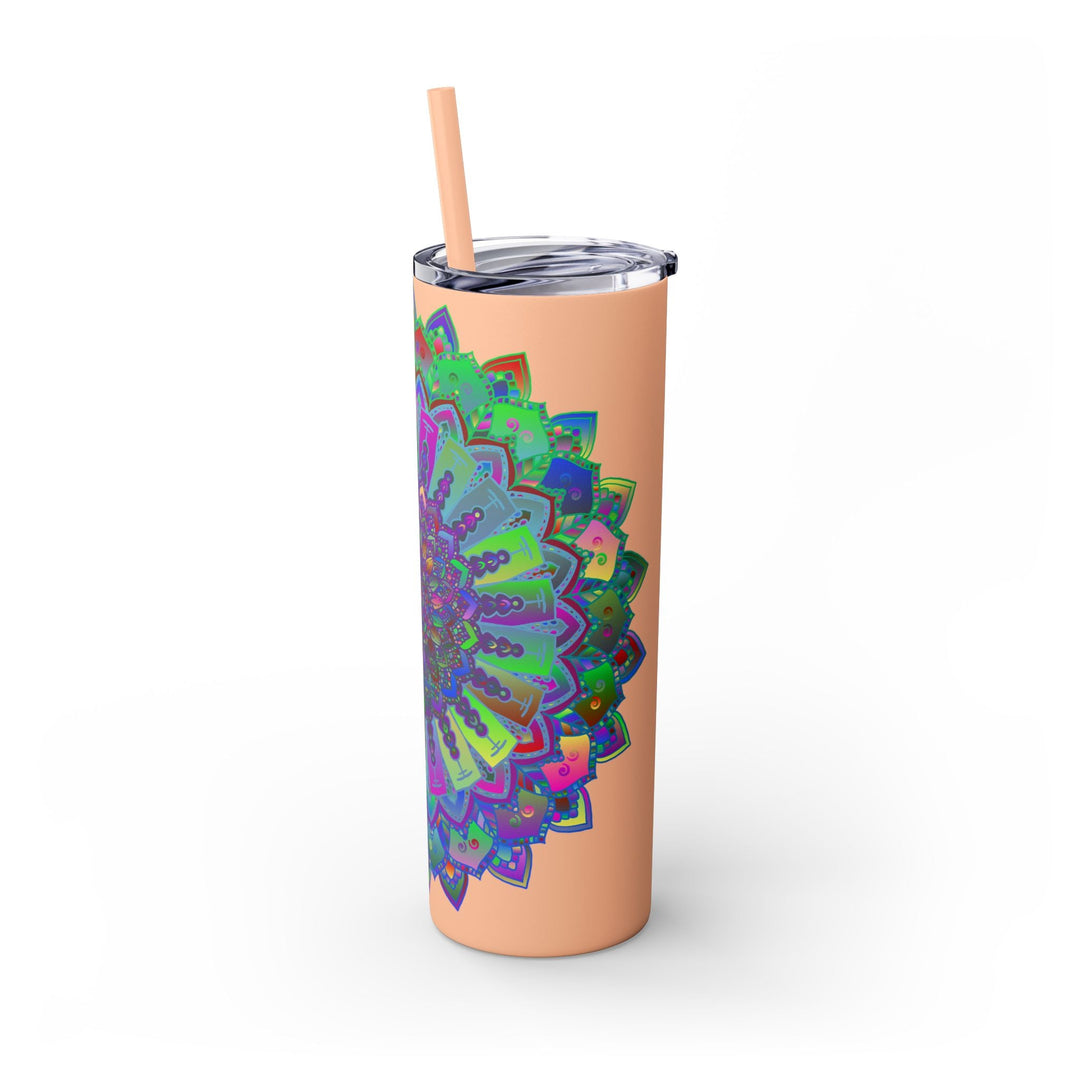 Colorful Mandala Skinny Tumbler - 20oz Mug - Blululi