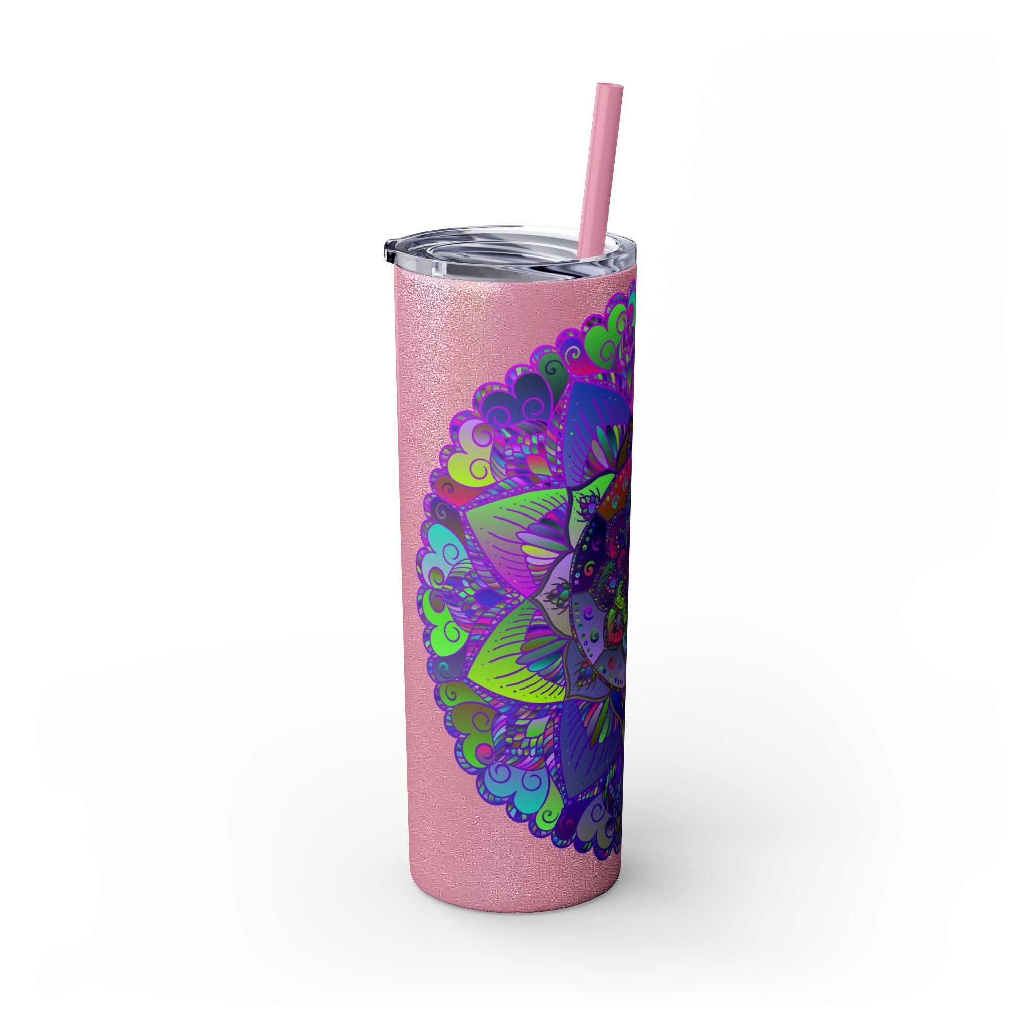 Colorful Mandala Skinny Tumbler - 20oz Mug - Blululi