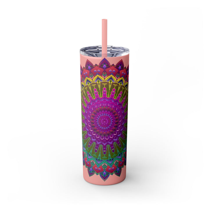 Colorful Mandala Skinny Tumbler - 20oz Mug - Blululi