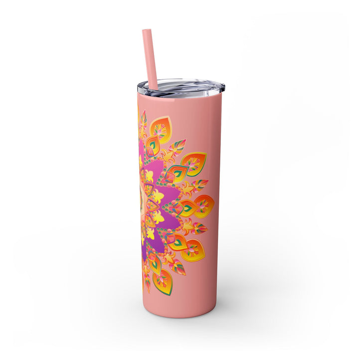 Colorful Mandala Skinny Tumbler - 20oz Mug - Blululi