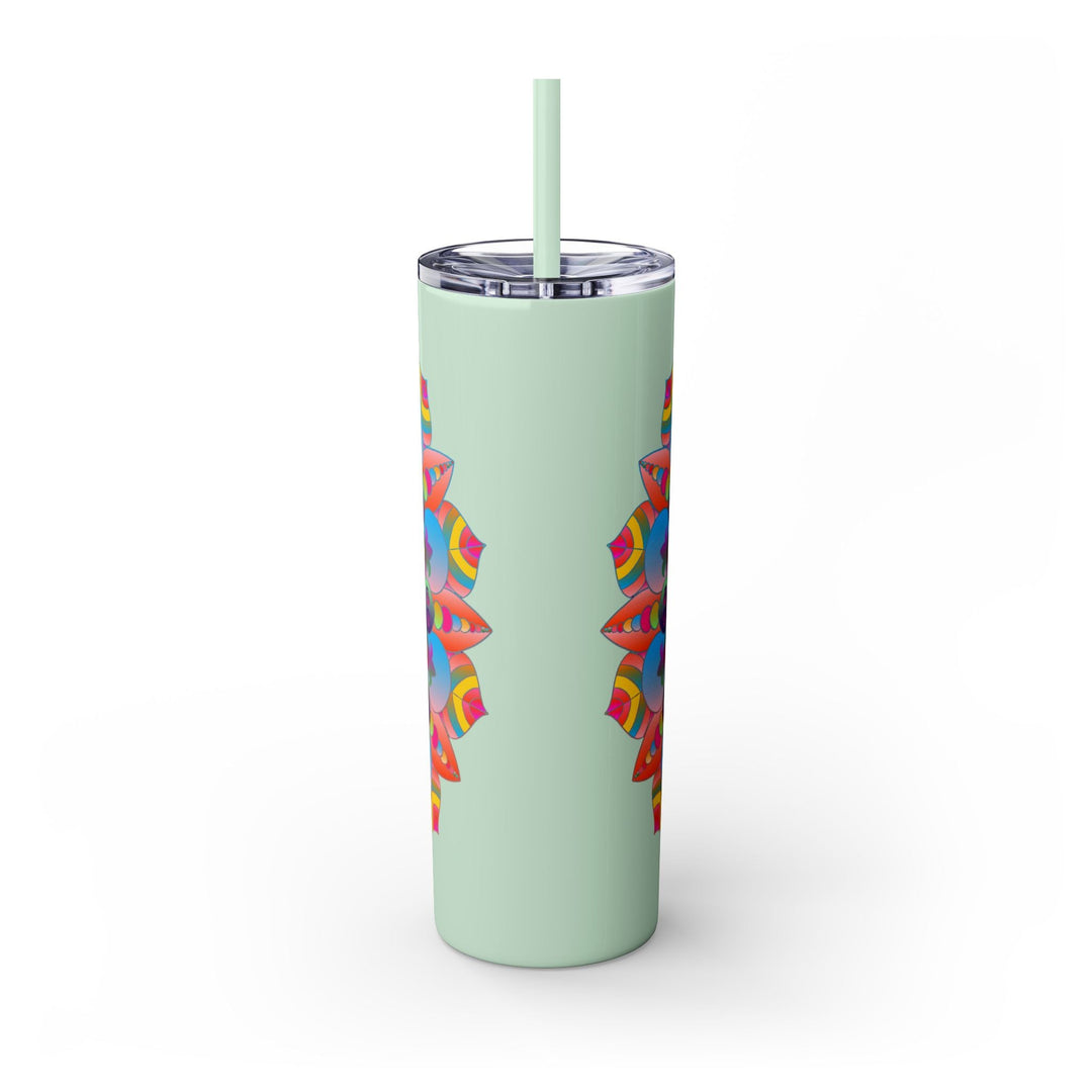 Colorful Mandala Skinny Tumbler - 20oz Mug - Blululi