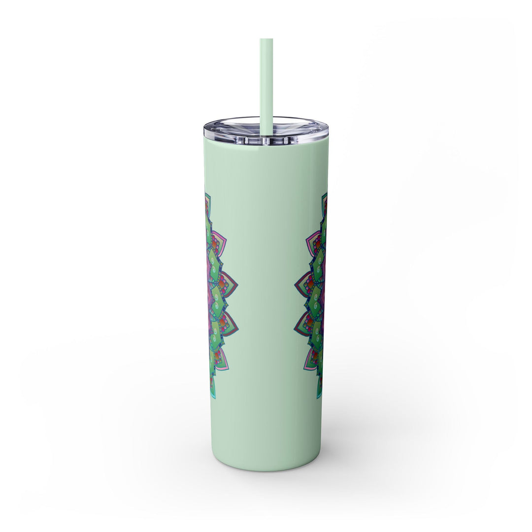 Colorful Mandala Skinny Tumbler - 20oz Mug - Blululi