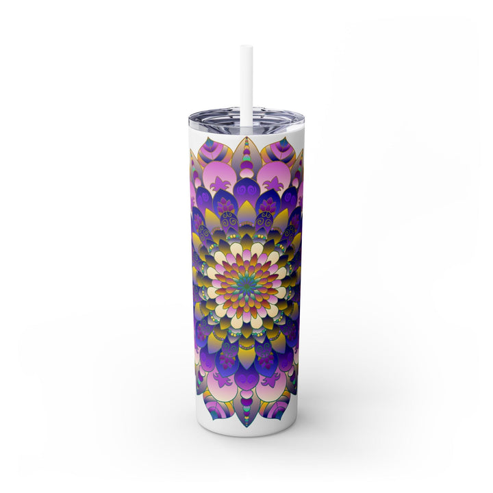 Colorful Mandala Skinny Tumbler - 20oz Mug - Blululi