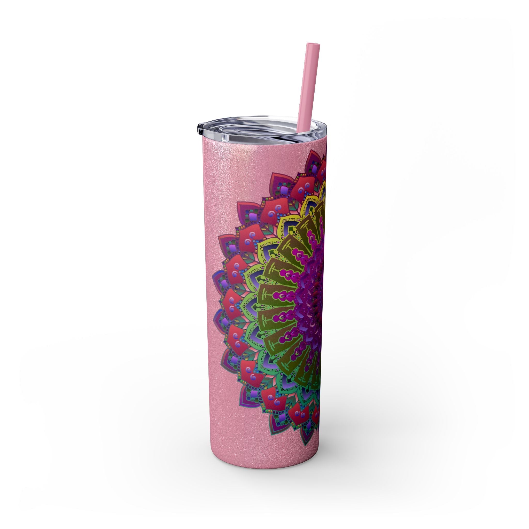 Colorful Mandala Skinny Tumbler - 20oz Mug - Blululi