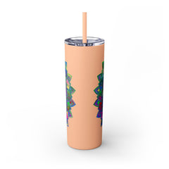 Colorful Mandala Skinny Tumbler - 20oz Mug - Blululi