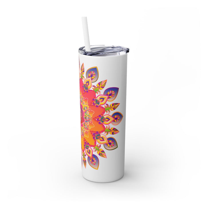 Colorful Mandala Skinny Tumbler - 20oz Mug - Blululi