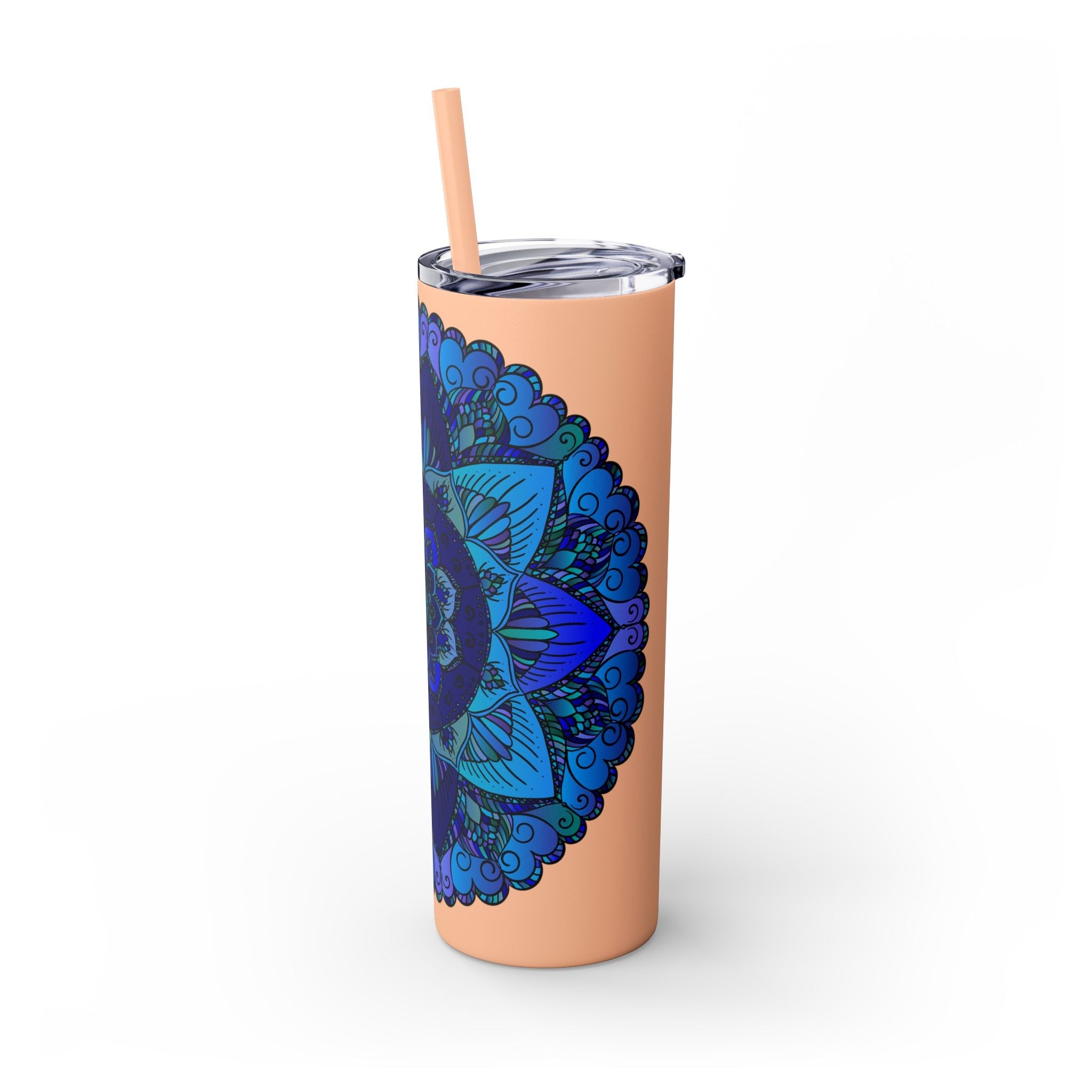 Colorful Mandala Skinny Tumbler - 20oz Mug - Blululi