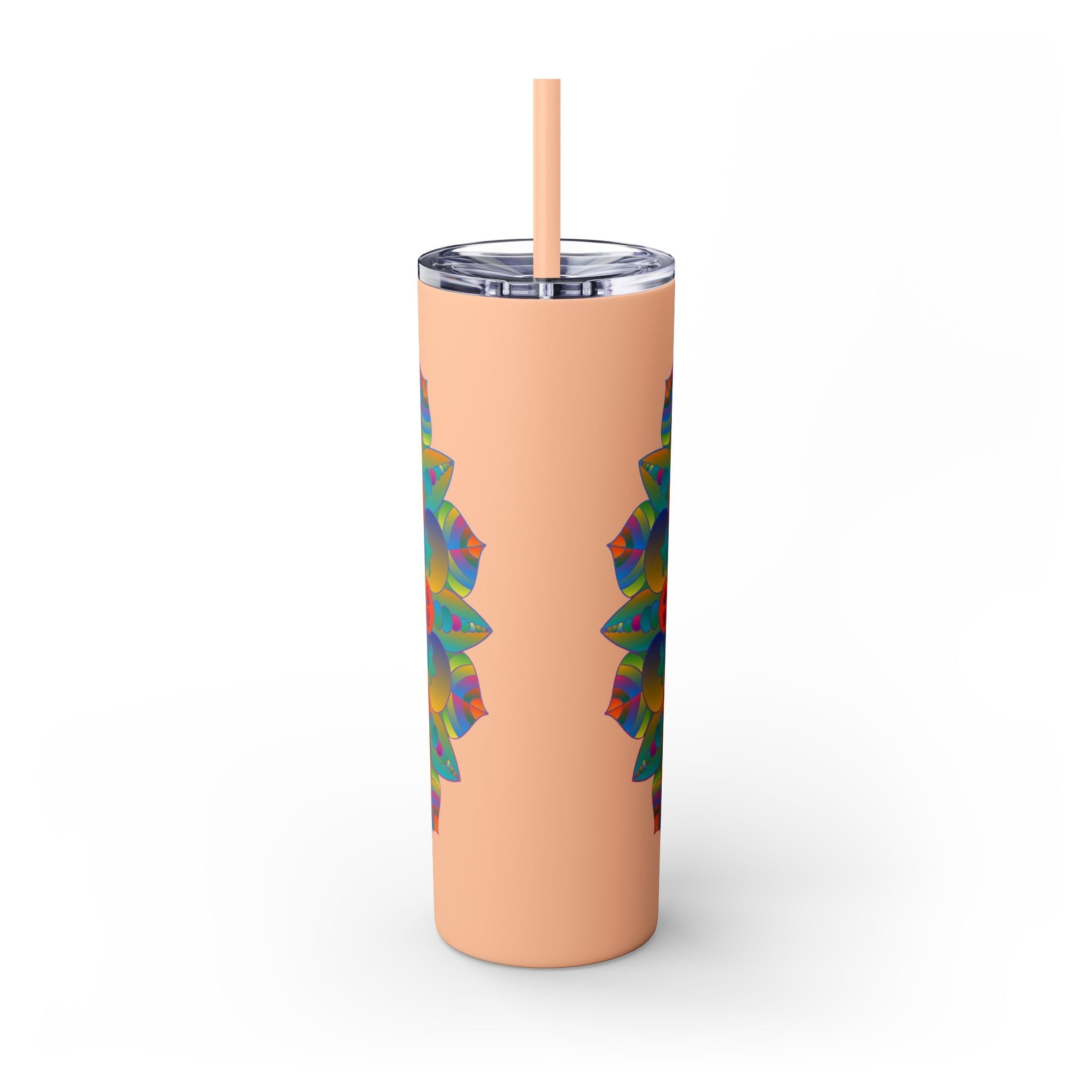 Colorful Mandala Skinny Tumbler - 20oz Mug - Blululi